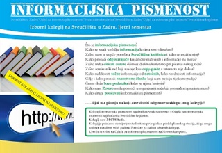 Upisi izbornog kolegija Informacijska pismenost